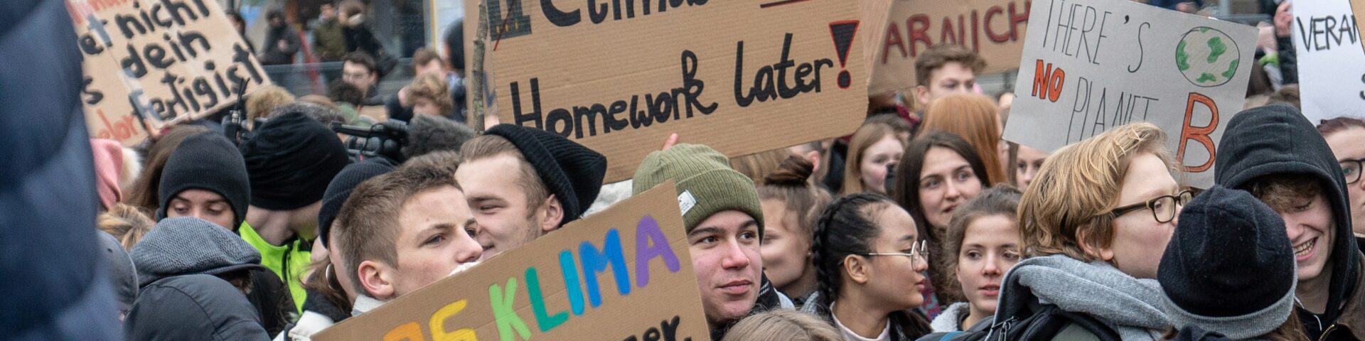 A climate march event
